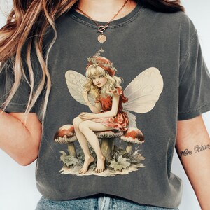 Fairy Shirt Coquette Clothing Cottagecore Clothing Fairy Grunge Goblincore Clothing Pastel Goth Clothing Fairycore Clothing