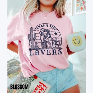Soft Cotton Tee Relaxed Fit Cowgirl Shirt, Rustic Western Style (Oversized Unisex, Ring-Spun Cotton, Durable Double Stitch) image 2