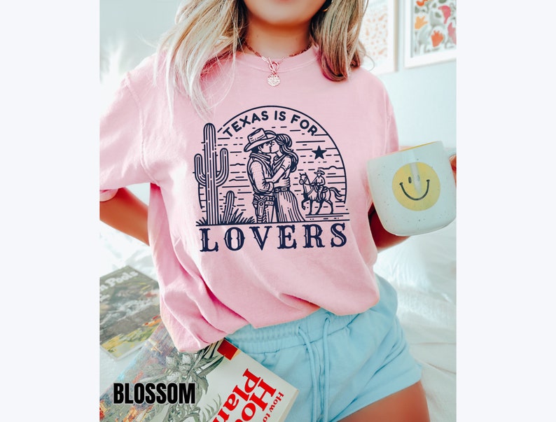 Soft Cotton Tee Relaxed Fit Cowgirl Shirt, Rustic Western Style (Oversized Unisex, Ring-Spun Cotton, Durable Double Stitch) image 2