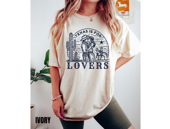 Soft Cotton Tee Relaxed Fit Cowgirl Shirt, Rustic Western Style (Oversized Unisex, Ring-Spun Cotton, Durable Double Stitch)