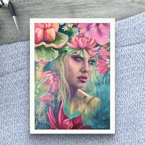 Poster Fine Art "Un sogno da cui fuggire", stampa di alta qualità del dipinto acrilico originale, disponibile in più dimensioni