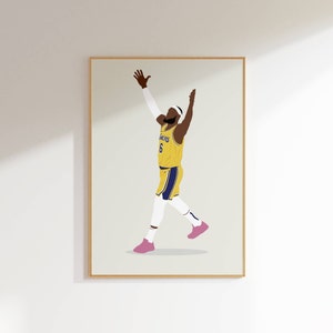 Lebron James Dunk Canvas Print for Gym Office Home Art. Comes -  Finland
