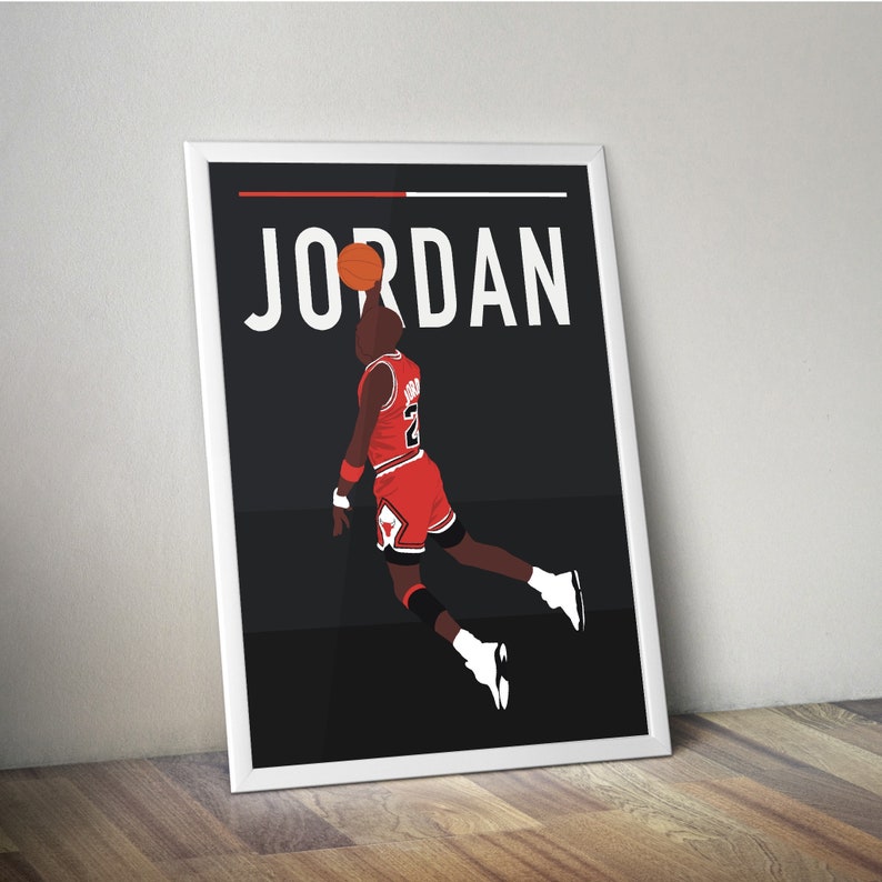 NBA GOATS Poster Set Printable, Jordan, Kobe Bryant, Lebron James and