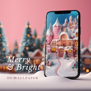 24 Fonds d&#39;écran pour téléphone Paysage d&#39;hiver | Écran de verrouillage iPhone | Papier peint de Noël pour téléphone portable | Fond de vacances | Écran d&#39;accueil de l&#39;iPhone