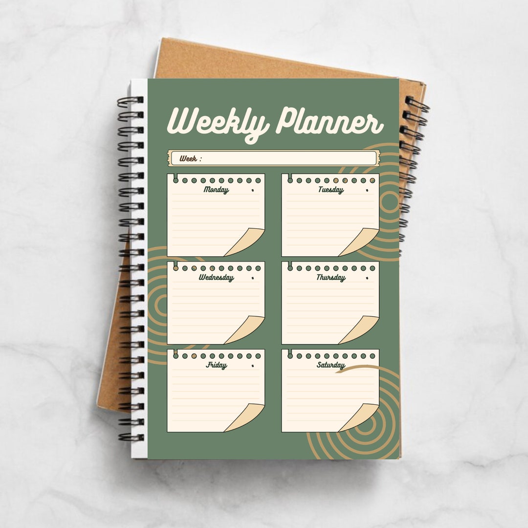 Digital Weekly Planner Printable Planner to Do Lists - Etsy