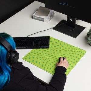 Lime Green Gaming mouse pad