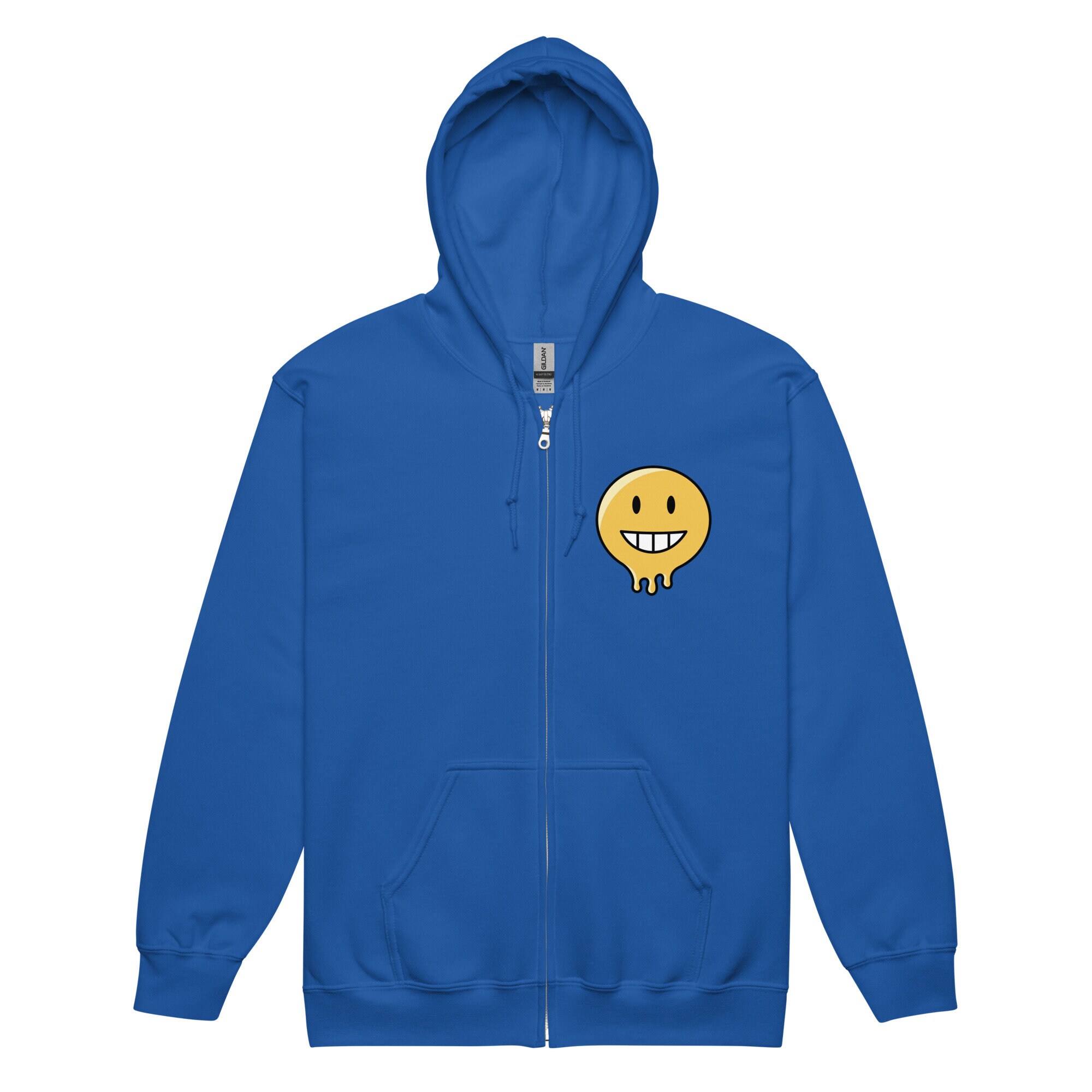 Smiley Unisex Heavy Blend Zip Hoodie - Etsy