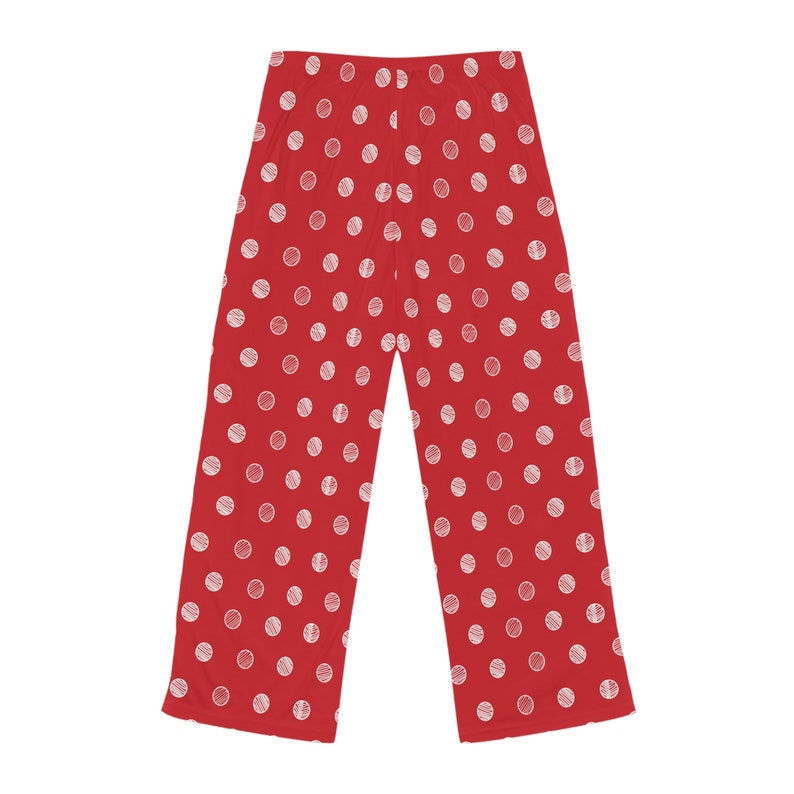 Women's Red With White Polka Dot Pajama Pants - Etsy