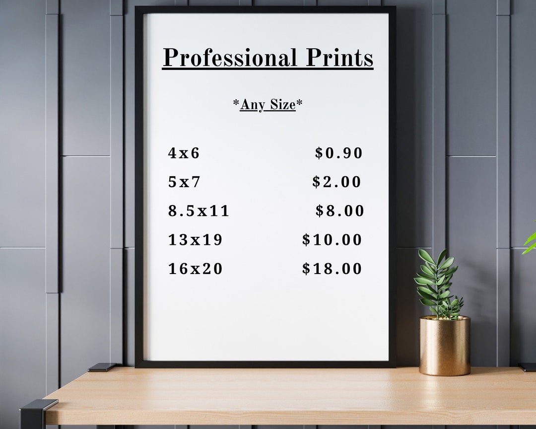 Professional Quality Prints Etsy