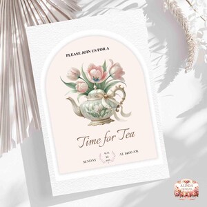 Sweet Pink Tulips Watercolor Clipart, Elegant Vintage Floral Elements for Invitations, Branding & DIY Crafts, DIY Craft, For Home Decoration