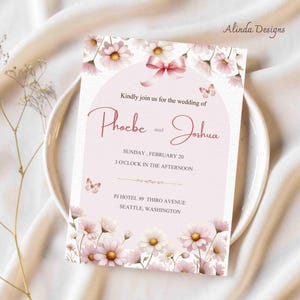 Charming Pink and White Daisy Clipart, Watercolor Floral Designs for Wedding Invites, Baby Shower Decor, and Crafts, Floral Illustrations