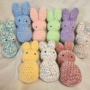 Crocheted Marshmallow Bunny