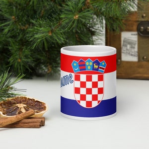 Croatia Flag Mug- stylish mug - statement mug | gift for him - gift for her - gift bag ideas - 11oz, 15oz, 20oz