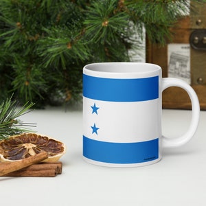 Honduras Personalize Flag Mug - National flag - statement mug | gift for him - gift for her - gift bag ideas - 11oz, 15oz, 20oz