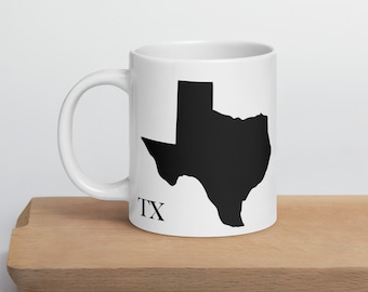 Texas Mug - statement mug | gift for him - gift for her - gift bag ideas - 11oz, 15oz, 20oz