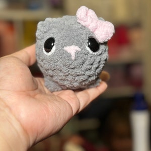 Sad crochet hamster