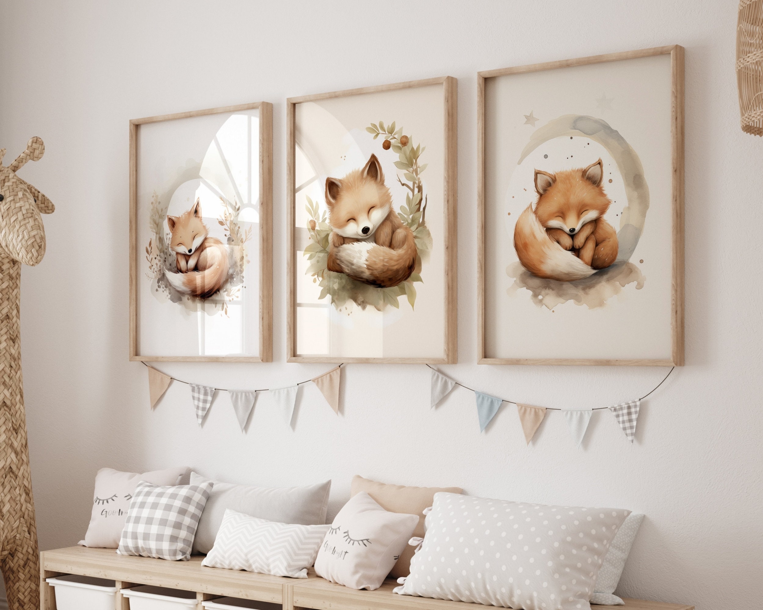 Fox baby room decor 2025