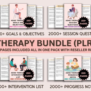 Mega bundle: plr all therapy interventions, counseling interventions, therapy tools, commercial use, therapist cheat sheet, clinical notes