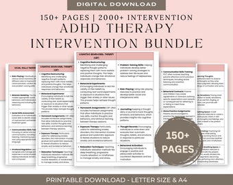 Therapeutic interventions, therapy intervention list, therapist cheat sheets, documentation terms reference sheet, clinical therapy notes