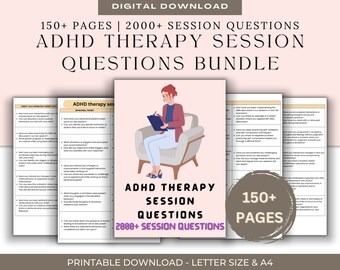 Therapy session questions counseling questions bundle therapy questions for client therapist question template therapy clinical assessment