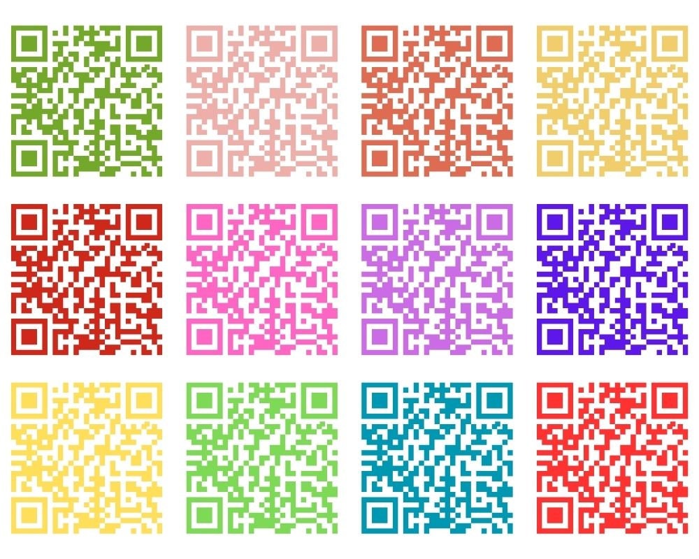 Custom Qr Codes Custom Qrcode Custom QR Code Download - Etsy