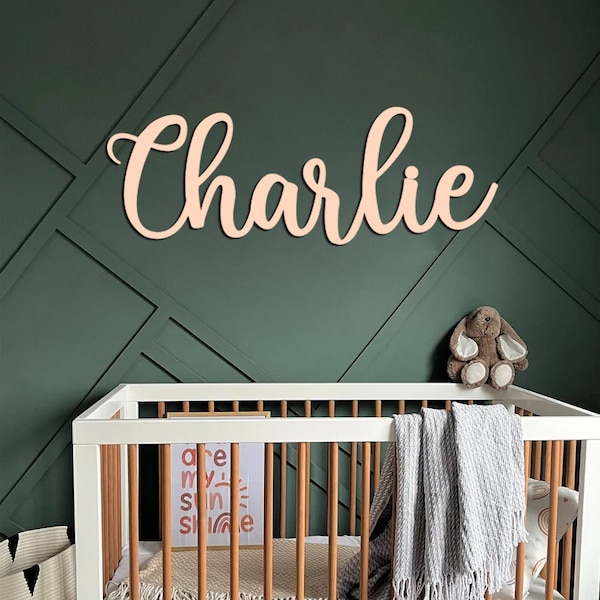 Custom Name Wall Letters Etsy