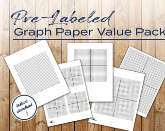 ラベル付きグラフ用紙バリューパック
