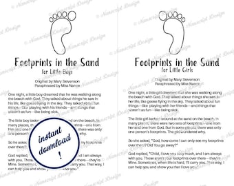 砂の上の足跡、小さな子供向けに改良