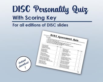 DISC 性格タイプ診断クイズ（採点基準付き）