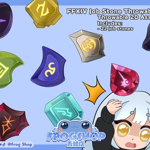 FFXIV Job steenwerpers | Vtuber-streamingmiddelen | Twitch geïntegreerd werpsysteem