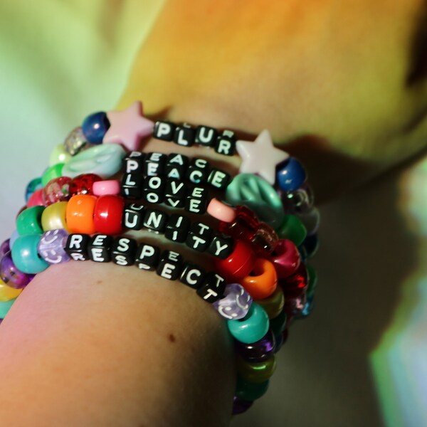 PLUR Kandi Bracelet Set