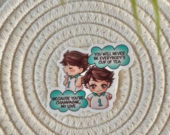 Oikawa “Cup of Tea” Sticker