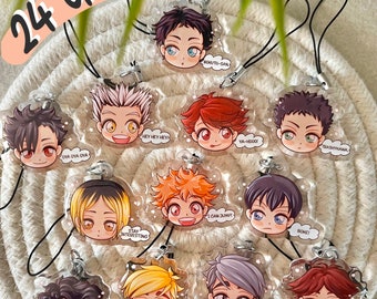 Haikyuu phone charms