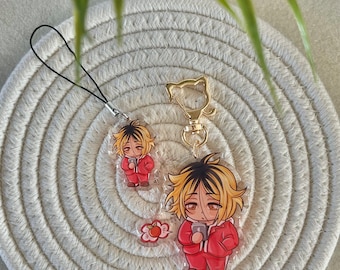 Bed Hair Kenma keychains/phone charms