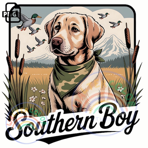 Black Lab Duck Hunting PNG: Mallard Retriever Clipart (Digital Download)