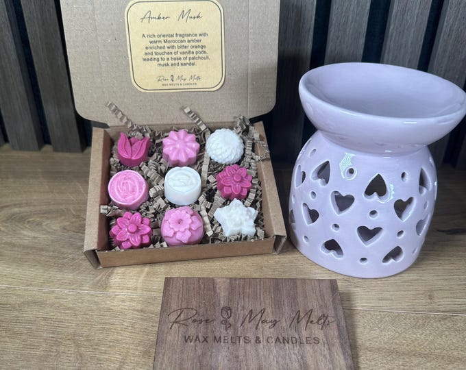 Featured listing image: Flower Soy Wax Melt Set: Handmade, Long Lasting Fragrance