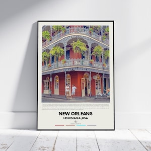 Digitale Ölfarbe, New Orleans Druck, New Orleans Wandkunst, New Orleans Poster, New Orleans Foto, New Orleans Poster Druck, USA