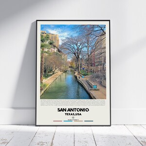 Digital Oil Paint, San Antonio Print, San Antonio Art, San Antonio Poster, San Antonio Photo, San Antonio Poster Print, San Antonio Decor