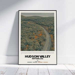 Digitale olieverf, Hudson Valley-afdruk, Hudson Valley-kunst, Hudson Valley-poster, Hudson Valley-foto, Hudson Valley-decor, New York-poster