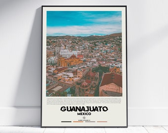 Digital Oil Paint, Guanajuato Print, Guanajuato Art, Guanajuato Poster, Guanajuato Photo, Guanajuato Poster Print, Guanajuato Wall Decor