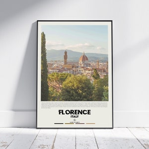 Digital Oil Paint, Florence Print, Florence Wall Art, Florence Poster, Florence Photo, Florence Poster Print, Florence Wall Decor, Italy