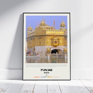 Digital Oil Paint, Punjab Print, Punjab Wall Art, Punjab Poster, Punjab Photo, Punjab Poster Print, Punjab Wall Decor, India Poster, Asia