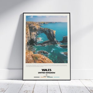 Digital Oil Paint, Wales Print, Wales Wall Art, Wales Poster, Wales Photo, Wales Poster Print, Wales Wall Decor, Cardiff, Swansea, UK Print