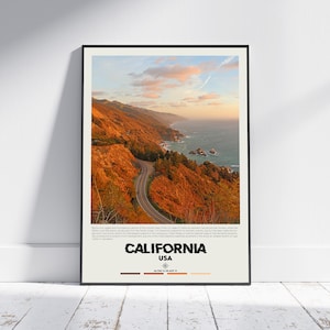 デジタル油絵、カリフォルニアのプリント、カリフォルニアの壁画、カリフォルニアのポスター、カリフォルニアの写真、カリフォルニアのポスタープリント、カリフォルニアの装飾