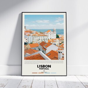 Digital Oil Paint, Lisbon Print, Lisbon Wall Art, Lisbon Poster, Lisbon Photo, Lisbon Poster Print, Lisbon Wall Decor, Portugal Poster