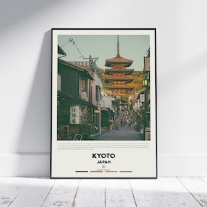 Digital Oil Paint, Kyoto Print, Kyoto Wall Art, Kyoto Poster, Kyoto Photo, Kyoto Poster Print, Kyoto  Wall Decor, Japan Poster, Japan Print