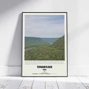 Digital Oil Paint, Tennessee Print, Tennessee Wall Art, Tennessee Poster, Tennessee Photo, Tennessee Poster Print, Tennessee Wall Decor, USA