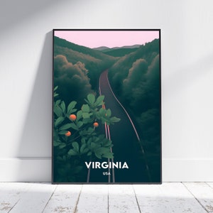 Virginia City Print, Virginia Travel Poster, usa Travel Gift, Virginia Wall Art, Virginia Digital Download, Virginia Poster