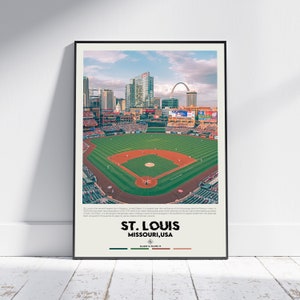 Digital Oil Paint, St. Louis Print, St. Louis  Wall Art, St. Louis Poster, St. Louis Photo, St. Louis Poster Print, St. Louis Wall Decor