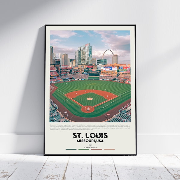 St Louis Poster - Etsy